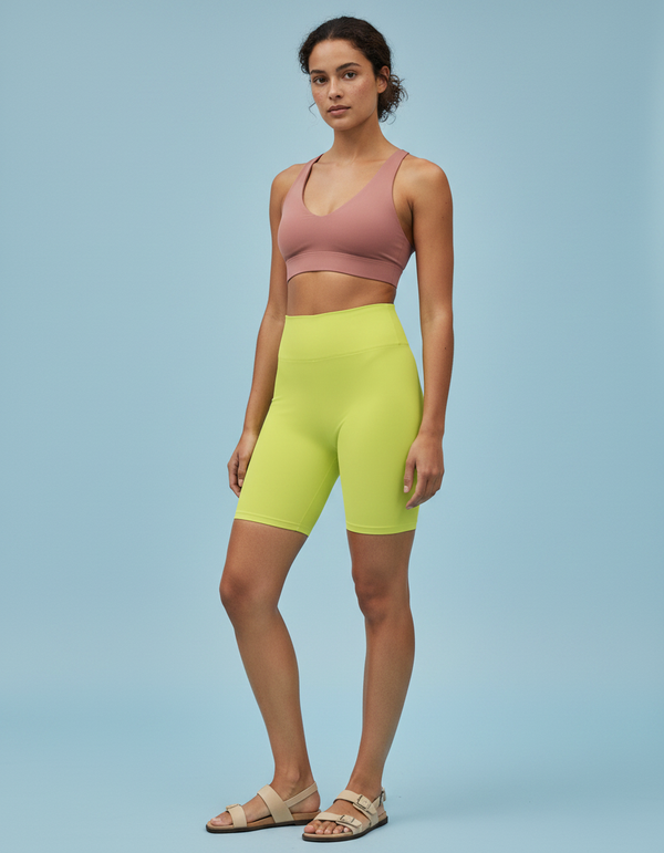 Yoga Shorts in Acacia