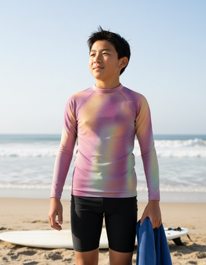 Amaranth Chroma Youth Rash Guard Youth Rash Guard — Dripper