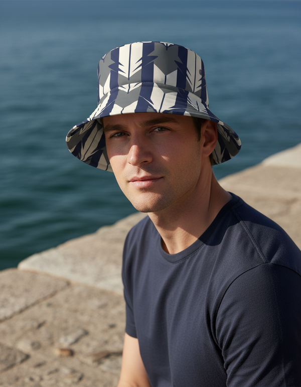 Yagasuri bucket hats