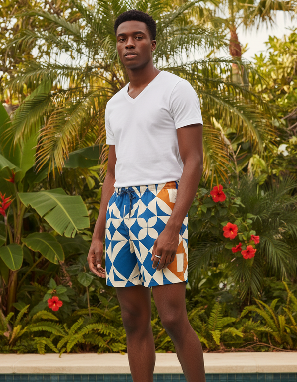 Mosaic Men's Swim Trunks bikini — Dripper