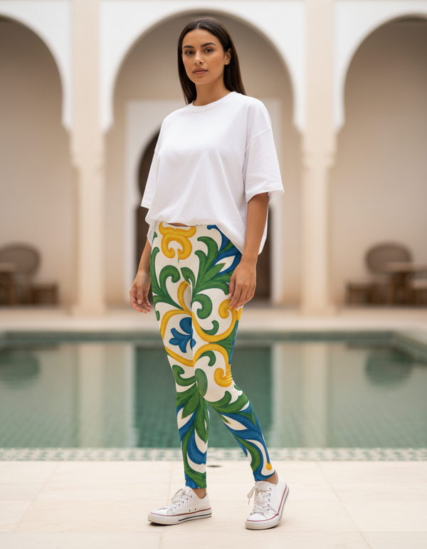 Women's Sicilian Maiolica Leggings