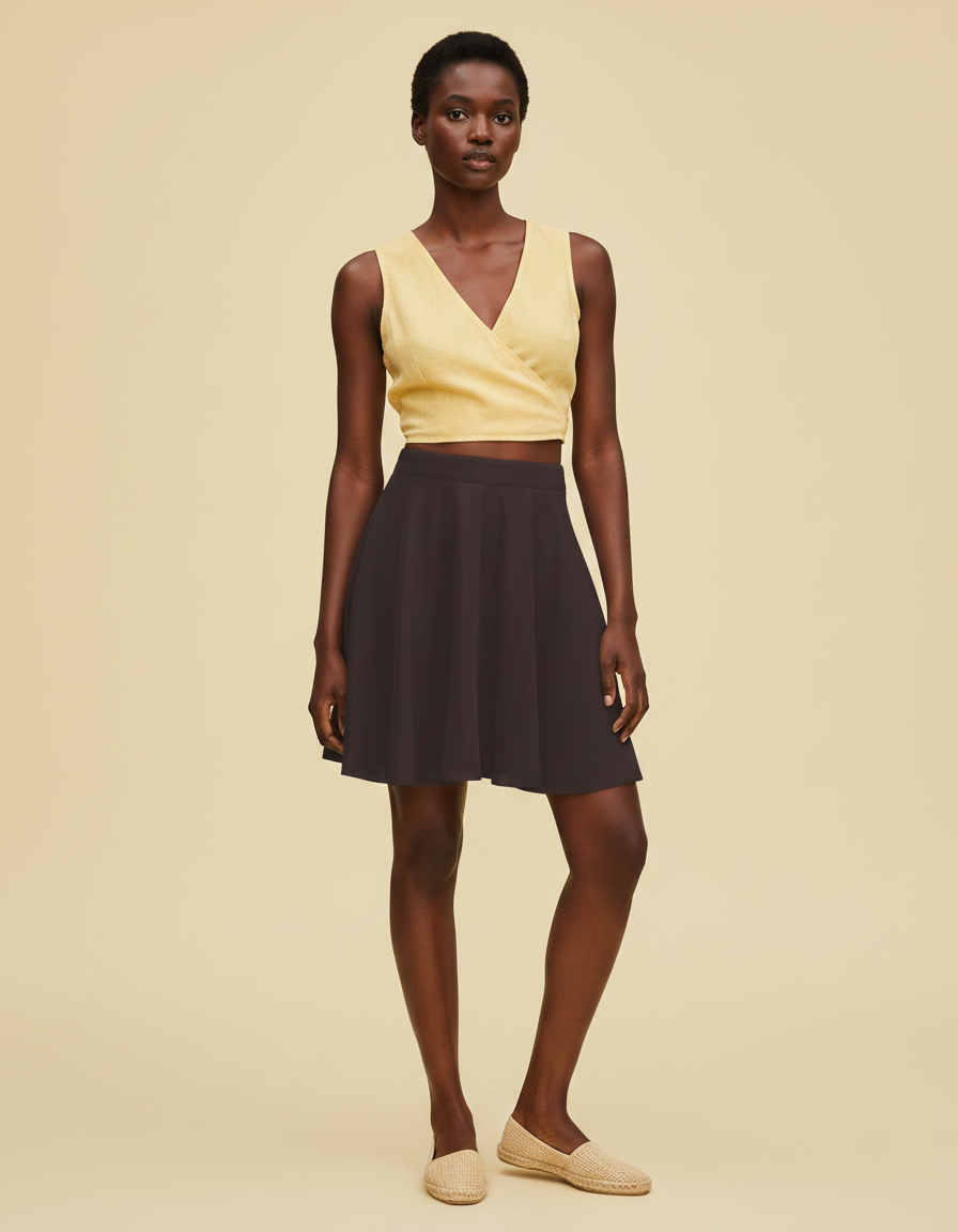 Espresso skater skirts — view 1 of 4