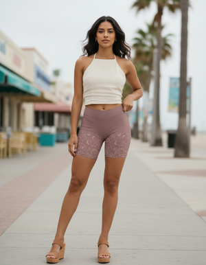 Dusty Rose Nimbus women's short shorts