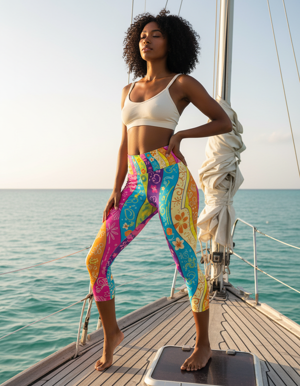 Hikari Capri Yoga Leggings bikini — Dripper