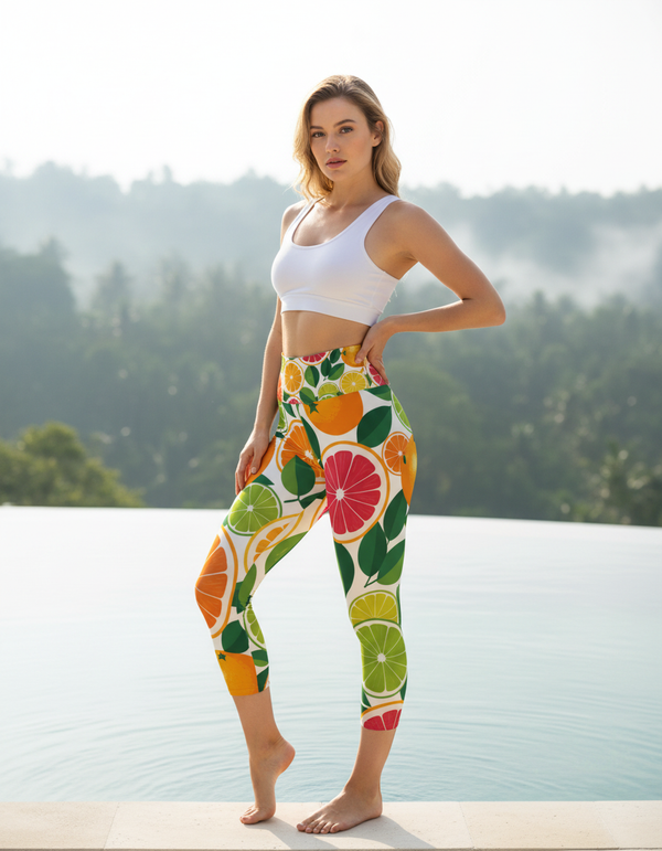 Zest Capri Yoga Leggings bikini — Dripper