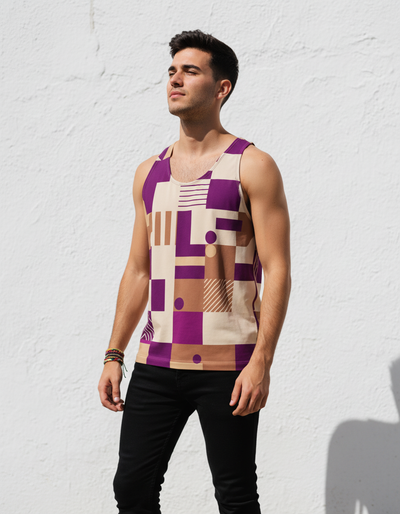 Men's Amber Haze Vibrance Tank Top tank top
