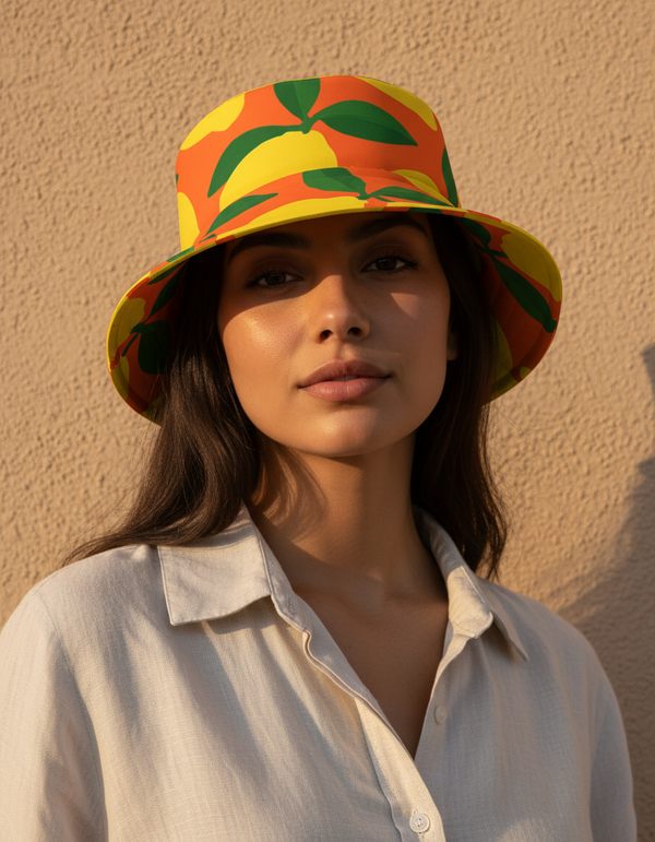 Citrus Bucket Hat bikini — Dripper