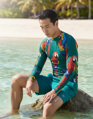Jungle Rash Guard Men's Rashguard — Dripper