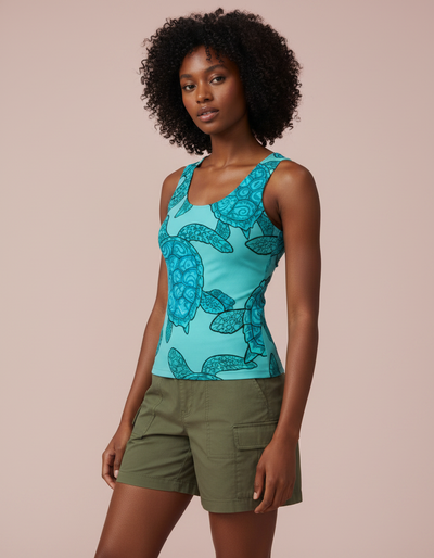 Women's Aqua Tank Top tank top
