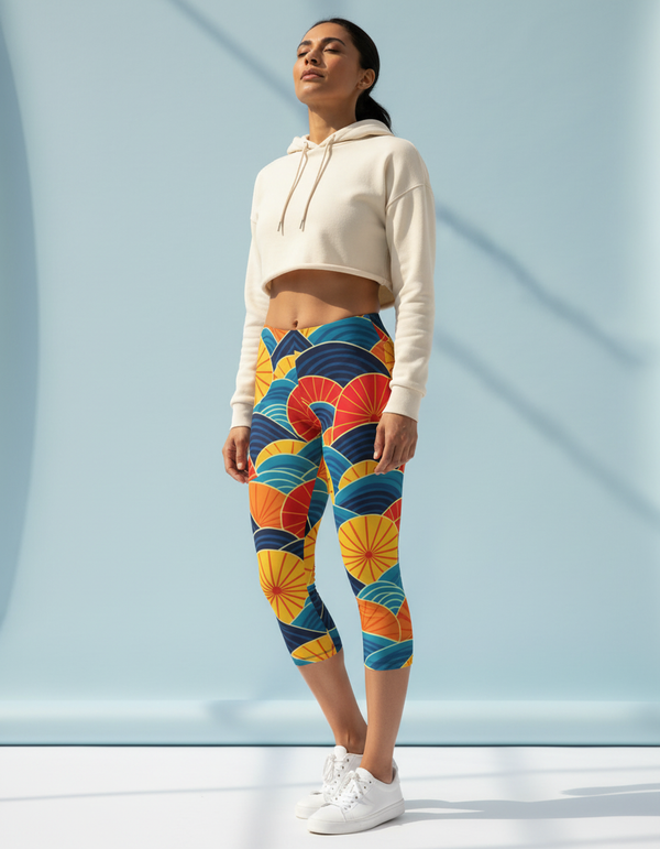 Hikari Capri Leggings Capri Leggings — Dripper