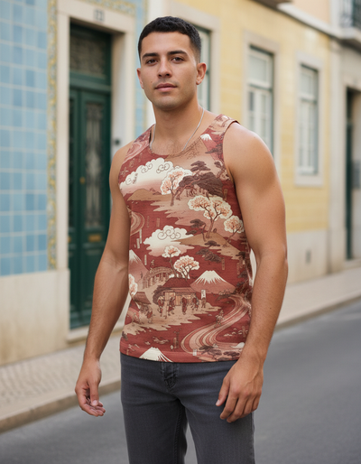 Men's Fiery Red Shinkai Tank Top tank top