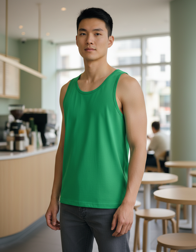 Malachite Green Tank Top Men's Tank Top — Dripper