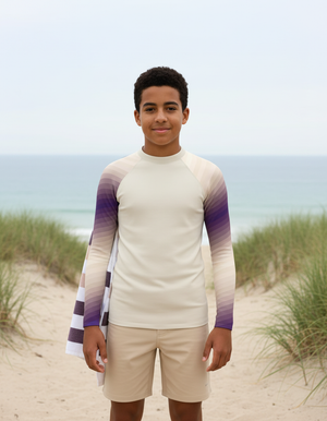 Angora Ripple Youth Rash Guard Youth Rash Guard — Dripper