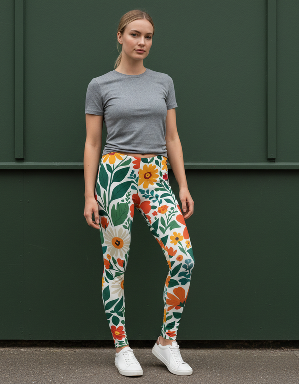 Petal Leggings Women's Leggings — Dripper
