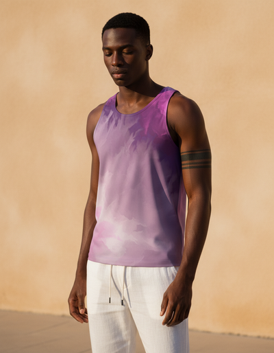 Men's Burnished Lilac Melt Tank Top tank top