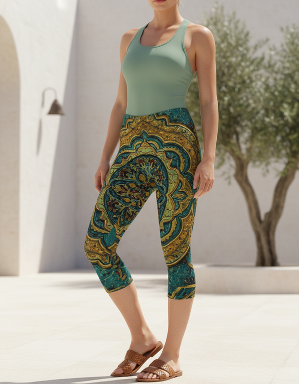 Sultan Capri Leggings Capri Leggings — Dripper