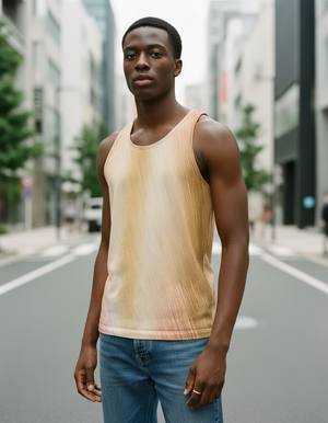 Men's Striped Patterns Tank Top