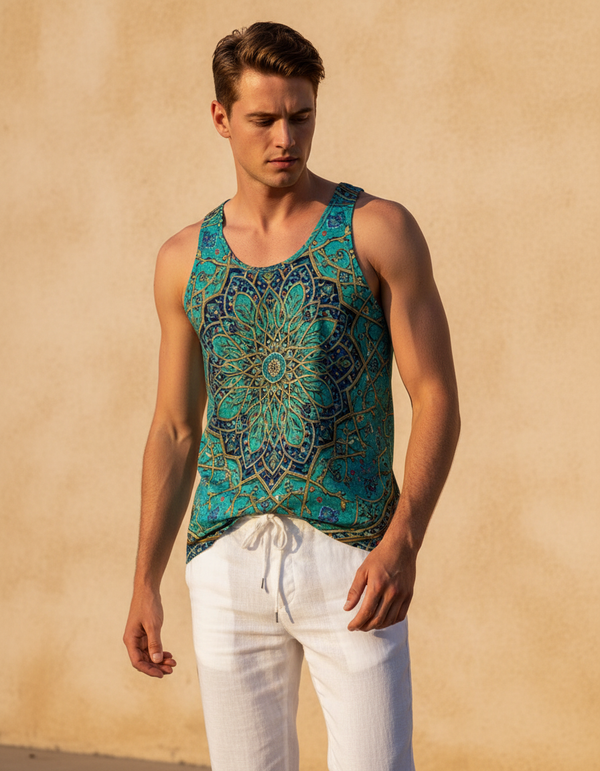 Men's Crescent tank tops