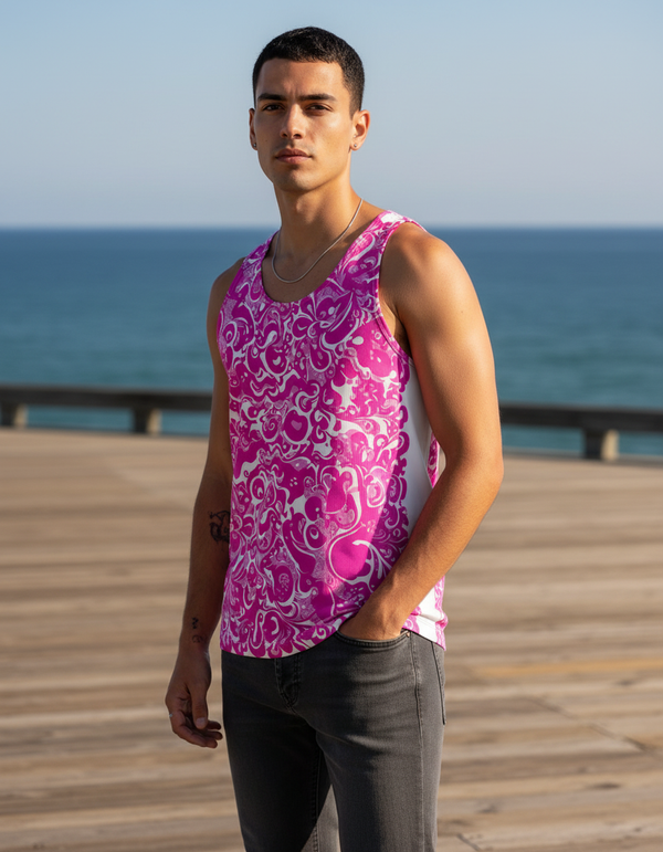 Men's Kaleidoscope tank tops