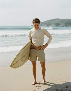 Men's Amber Haze Hikari men's short-sleeve rashguards