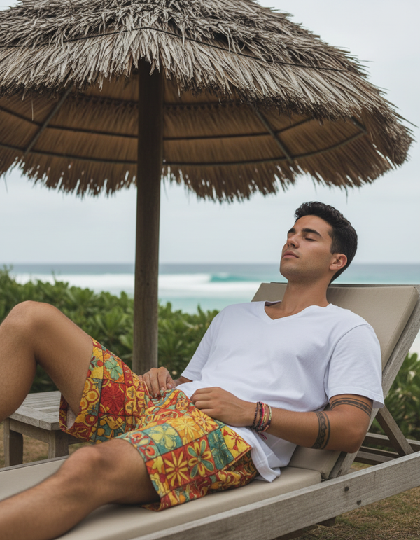 Men's Mosaic Tile Swim Trunks