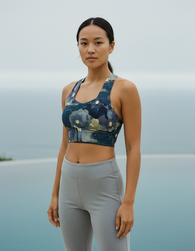 Serenity Longline Sports Bra longline sports bra
