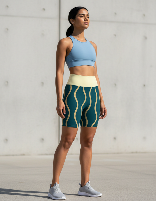 Yoga Shorts in Kizuna