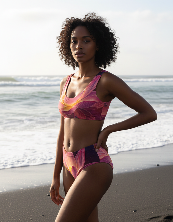 Serenity High-Waisted Bikini bikini — Dripper