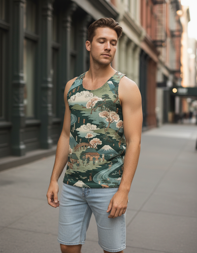 Men's Runway Emerald Shinkai Tank Top tank top