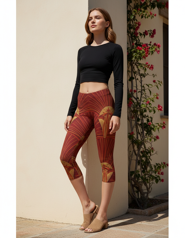 Gatsby capri leggings