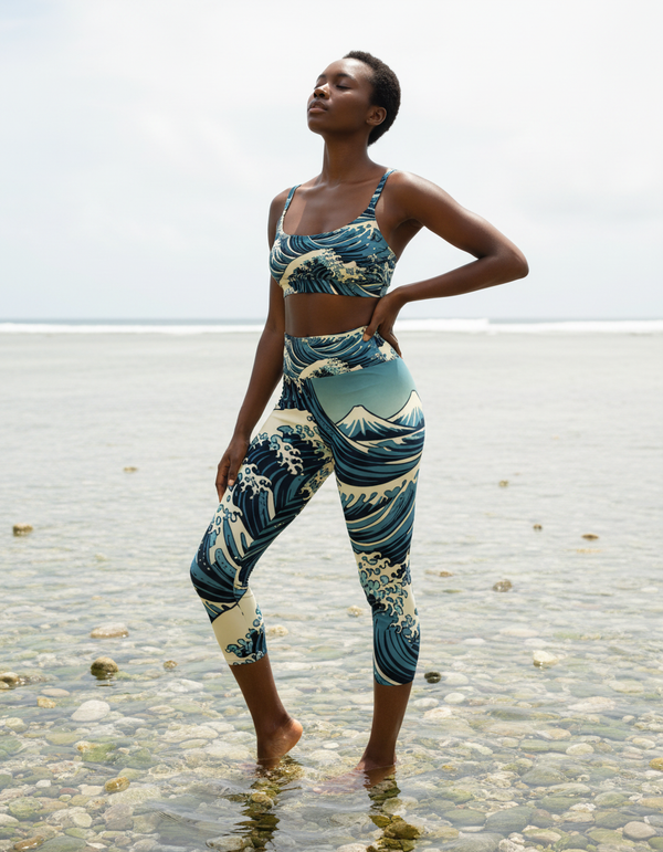 Ebb Capri Yoga Leggings bikini — Dripper