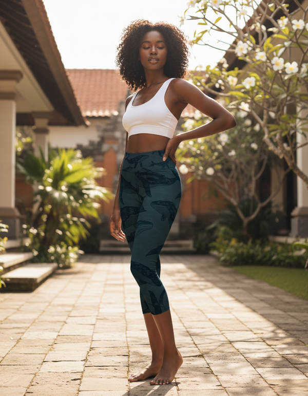 Breeze Capri Yoga Leggings bikini — Dripper