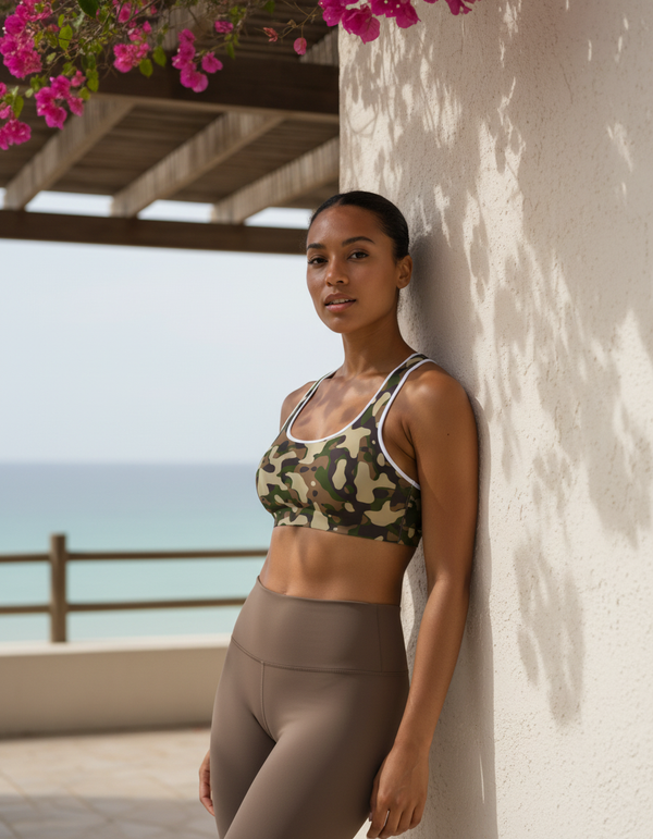 Camo Collection classic sports bras