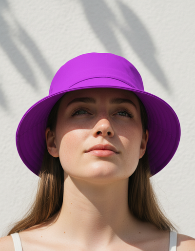 Neon Purple Bucket Hat bucket hat