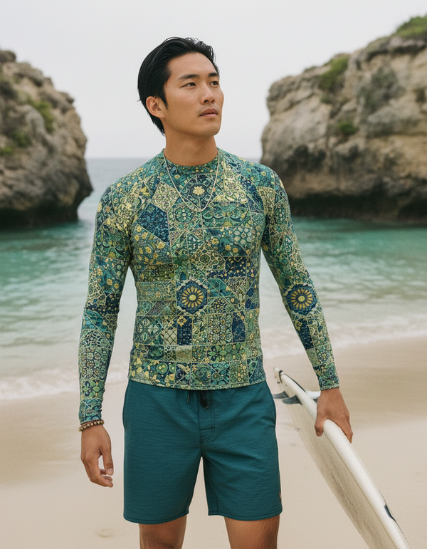 Rashguard in Jelly Mint Riad