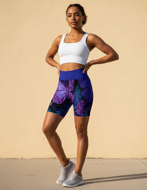 Chrysalis Yoga Shorts Yoga Shorts — Dripper