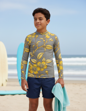 Youth Yellow Fusion youth rashguards