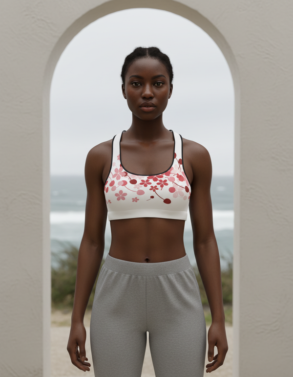 Cherry sports bras