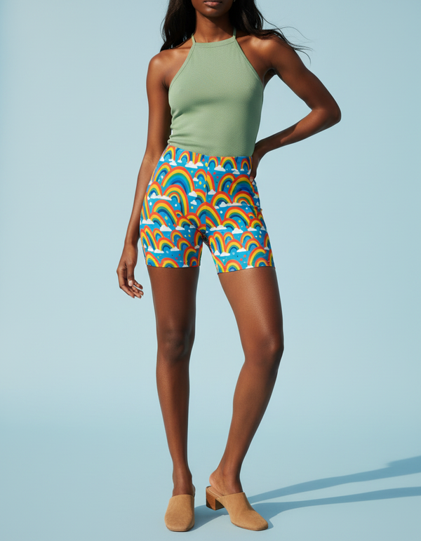 Rainbow Collection women's short shorts