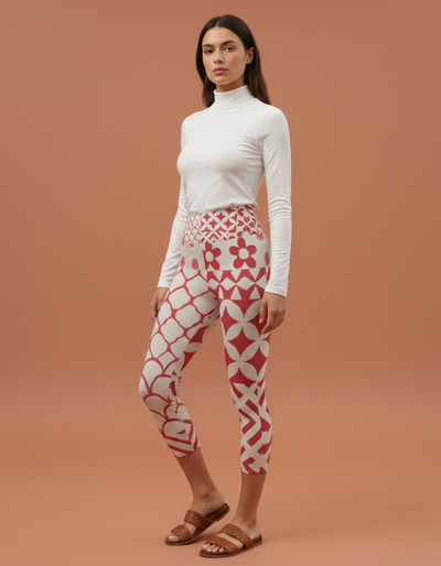 Lava Falls Vivid Capri Yoga Leggings capri yoga leggings