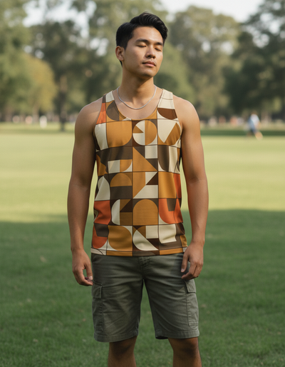 Men's Amber Haze Tonal Tank Top tank top