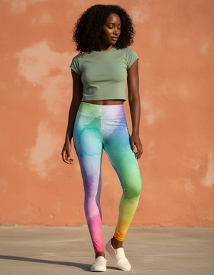 Women's Watercolor Leggings