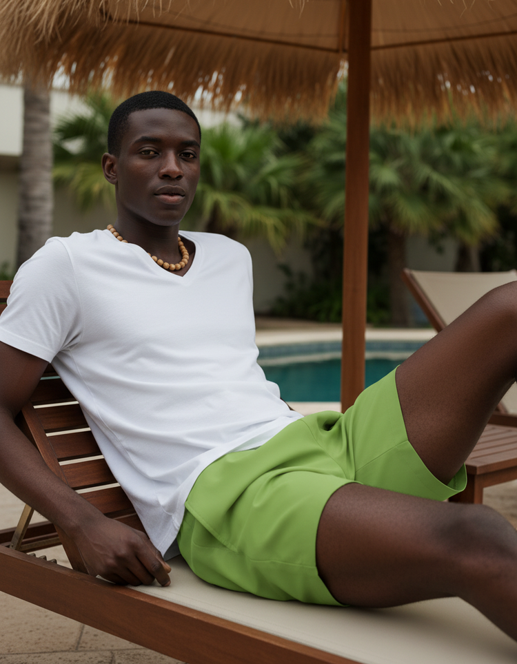 Greenery Men's Swim Trunks Men's Swim Trunks — Dripper