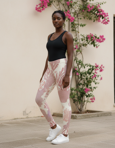 Dusty Rose Reef Leggings leggings