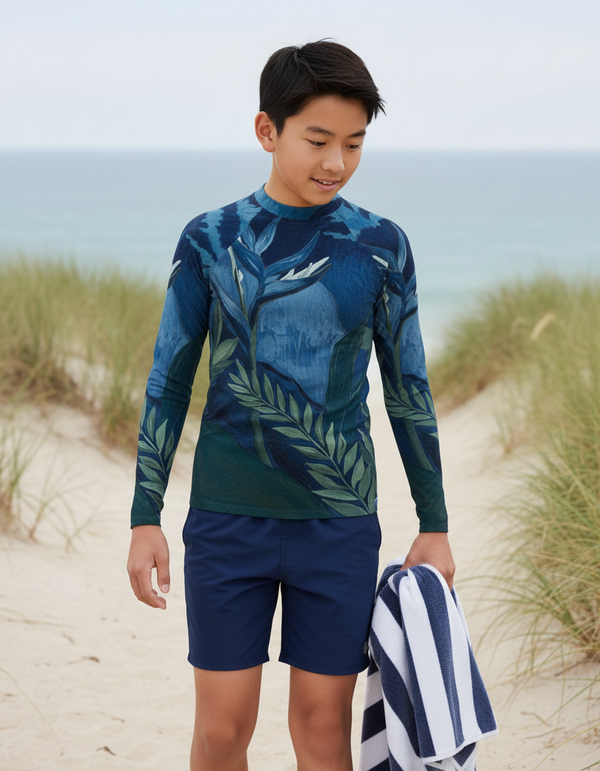 Youth Gauguin Tahiti Rash Guard