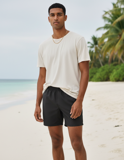 Anthracite Men's Swim Trunks swim trunks
