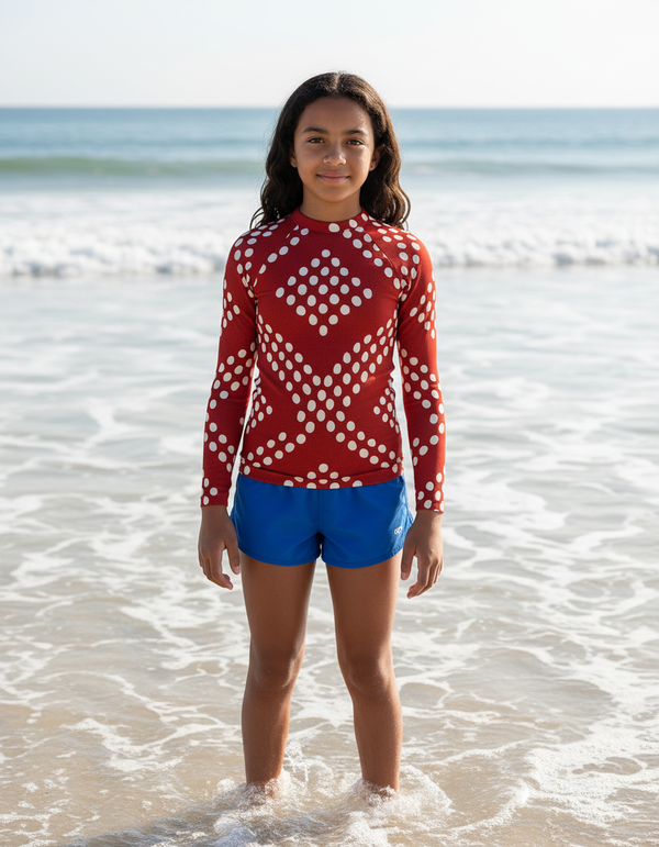 Kanoko youth rashguards