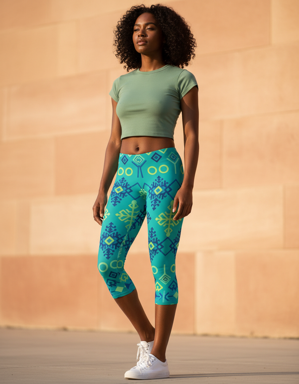 Zarif Capri Leggings Capri Leggings — Dripper