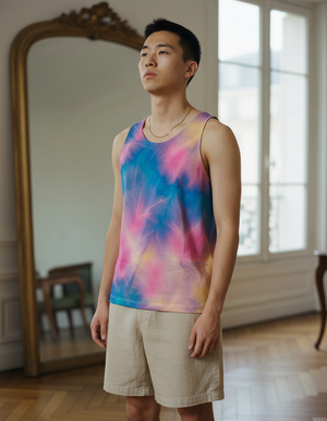 Men's Ice-Dye Tank Top