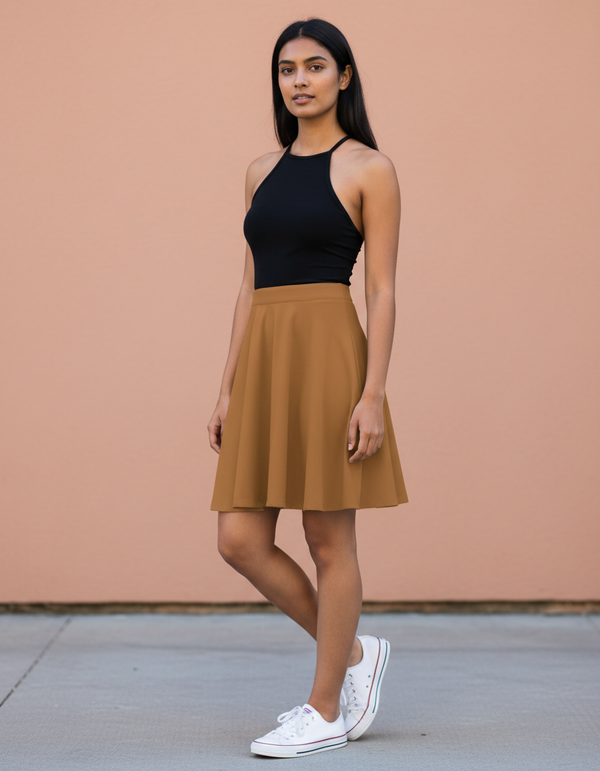 Skater Skirt in Adobe